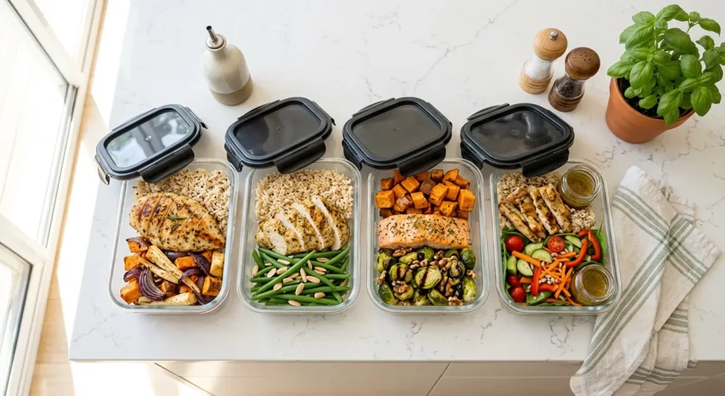 stay healthy meal prep busy lifestyle